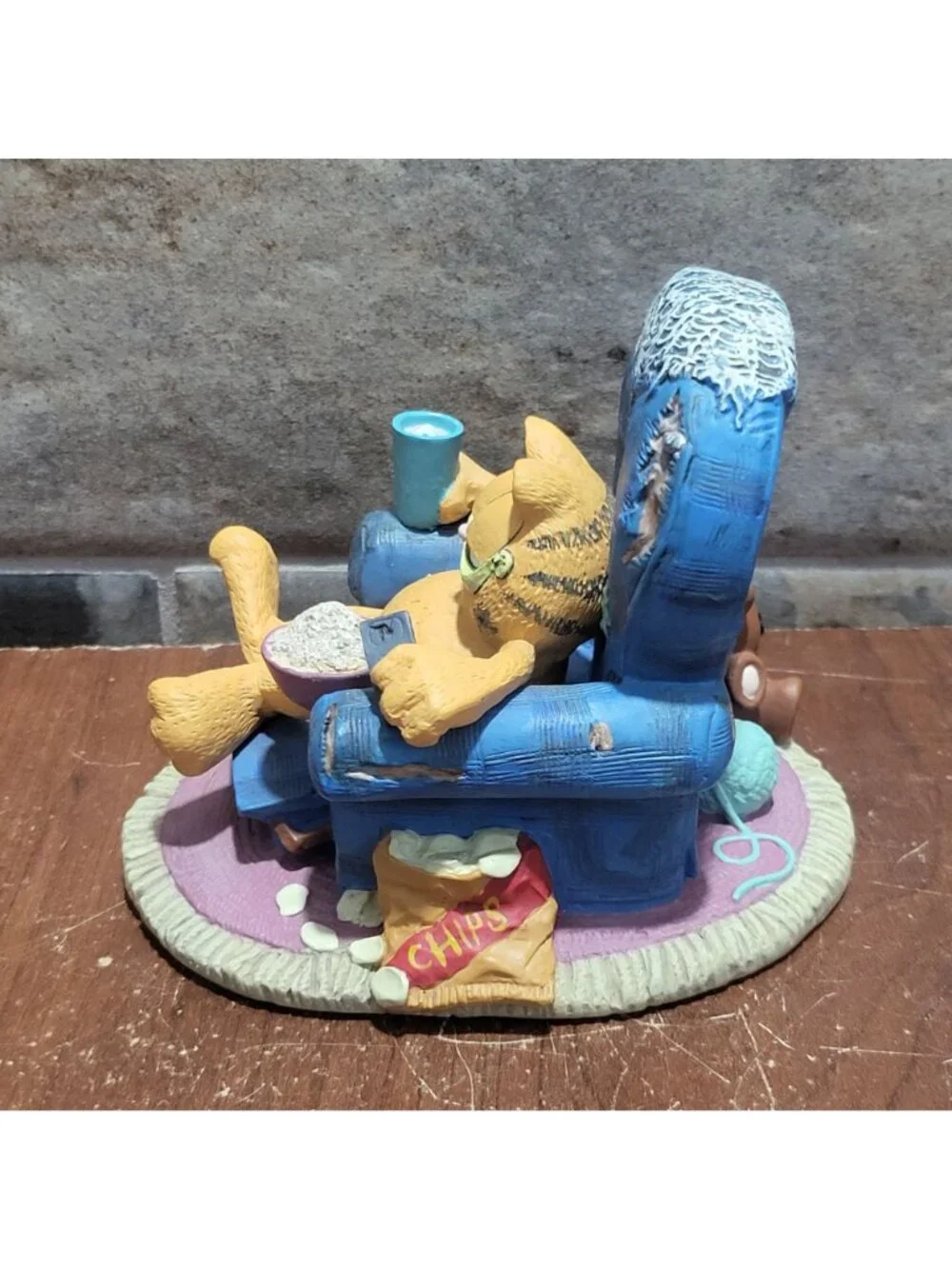 Vintage Danbury Mint Garfield Figurine Sittin Pretty 1992